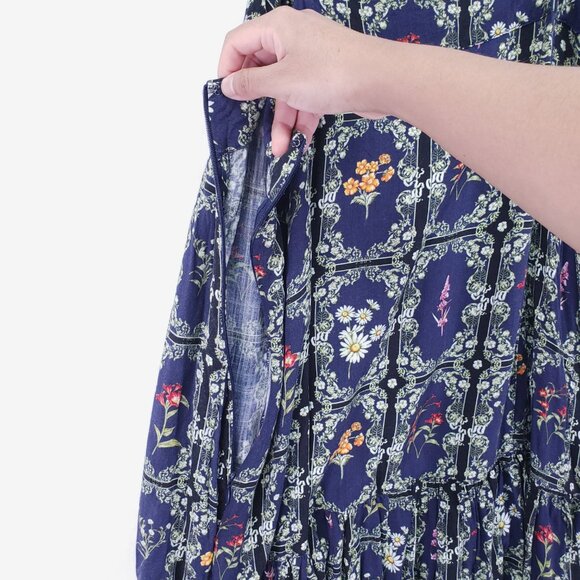 Agua Bendita x Target Dainty Floral Tile Multicolor Ruffle Mini Dress Size XXL - Picture 11 of 13